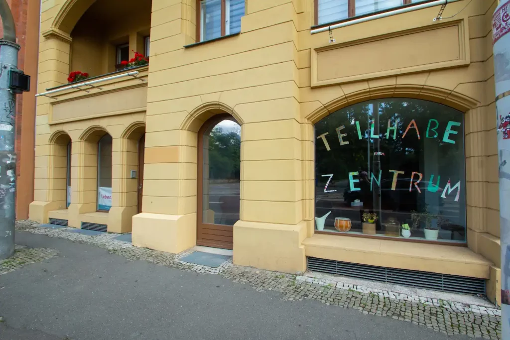 Die Front vom Teilhabe Zentrum