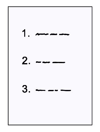 eine Liste